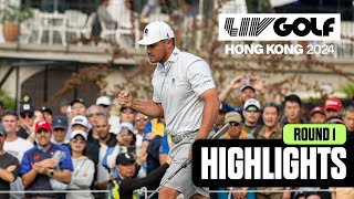 FULL HIGHLIGHTS Round 1  LIV Golf Hong Kong  2024 [upl. by Shinberg651]