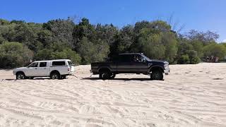 f350 beast at Inskip point [upl. by Oihsoy]