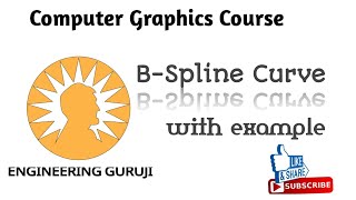 BSpline Curve with example [upl. by Soble]