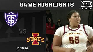 St Thomas MN vs 8 Iowa State Game Highlights  202425 Big 12 Womens Basketball [upl. by Ytsirhc]