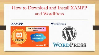 How to Download and Install XAMPP and WordPress [upl. by Thoma]