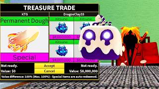 Trading PERMANENT Logia Fruits For 50 Hours Blox Fruits [upl. by Catarina433]