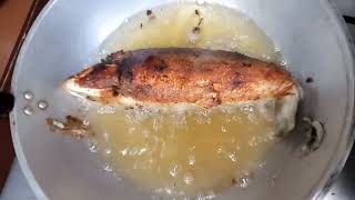 Frying Rellenong Bangus [upl. by Edniya]