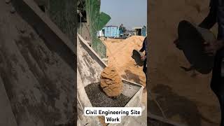 Civil Engineering Site Work  construction ytshorts civilengineering trending Raja Yadav [upl. by Stillas178]