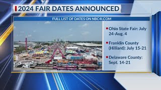 2024 Ohio county fair dates announced [upl. by Larisa100]