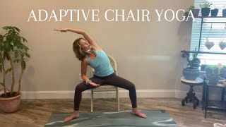 Seated Yoga For Beginners  Balance With Babz [upl. by Ardnnek204]