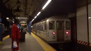 NYC Subway Late Night R127 Garbage Train Bypassing 14th StreetUnion Square [upl. by Enaasiali670]