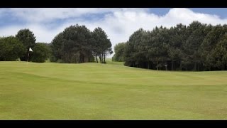 Golf dEtretat vu du ciel  Trou 3 [upl. by Ardnuaek]