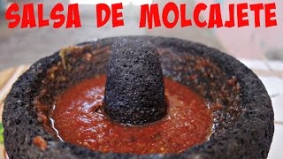 Como hacer salsa roja de molcajete [upl. by Quill]