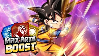 max arts boosted 10 star Goku mini in a quotweapon welder teamquot is a monster 😨😰 [upl. by Magda]