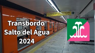 Transbordo Metro Salto del Agua 2024 Línea 1 a Línea 8 [upl. by Palladin451]