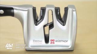 How To Use a Wusthof Knife Sharpener [upl. by Leahsim]