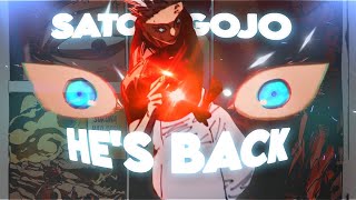 GOJO COMEBACK 🔥🔥  MORTALS AMV QUICK ALIGHT MOTION [upl. by Vasiliu]