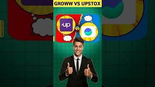 Groww vs Upstox  Best Broker in India shorts ytshorts stockmarket [upl. by Errot]