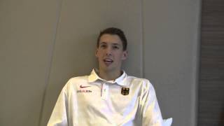 DBBTV von der U20EM Interview Daniel Theis [upl. by Acinom]