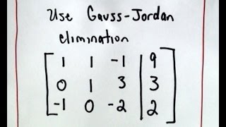 ❖ Gaussian Elimination  GaussJordan ❖ [upl. by Fax]