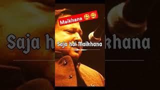 ❤️❤️All Time Hit of Nusrat Fateh Ali Khan fasle gul hai 🥰🥰❤️ shorts qawwali [upl. by Otis]