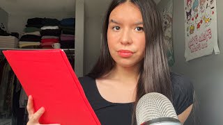 ASMR mean girl asks you uncomfortable questions ❓🤭 [upl. by Helms]