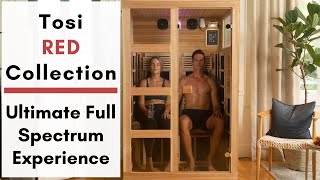 An Introduction to the Tosi RED Full Spectrum Infrared Sauna Collection [upl. by Nelehyram]