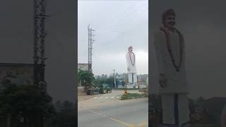 Former Andhra CM YS Rajasekhara Reddy’s Statue in palamaner [upl. by Baiel]