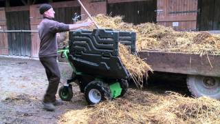 ETESIA  Brouette électrique DONKY pour les haras et les centres hippiques [upl. by Marget]