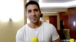 Miguel Ángel Silvestre Alberto en Galerías Velvet habla en exclusiva para Mi Zona TV [upl. by Rengaw]