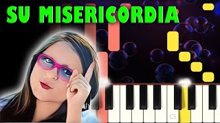 María Juliana  Su Misericordia  Piano Cover  Tutorial  Karaoke [upl. by Amador]