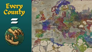 Crusader Kings 3 Timelapse Conqueror in Every County [upl. by Jaala]