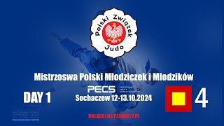 DAY 1  TATAMI 4  Mistrzostwa Polski Młodziczek i Młodzików 1213102024 Sochaczew [upl. by Sirapal]