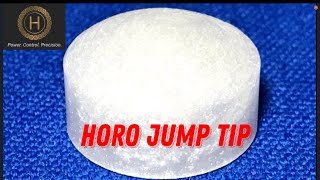 Horo Jump Tip A Tip Specifically Designed for Jumping Installed on a Cuetec Propel [upl. by Odraode180]