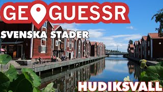 Geoguessr  Svenska städer 2  Hudiksvall [upl. by Anirtek]