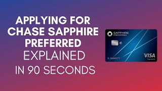 How To Apply Chase Sapphire Preferred 2024 [upl. by Pritchett30]