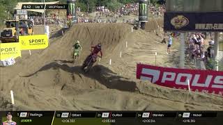 Febvre vs Gajser MXGP Race 2  MXGP of Flanders 2024 [upl. by Sidnala96]