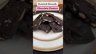 Roasted Almonds Chocolate Clusters  Chocolate Bites chocolate cluster bites quickbite1111 new [upl. by Pulcheria675]