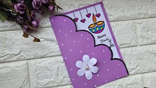 diwali card making ideas • Diwali card making compitition Easy • diwali greeting card [upl. by Jo429]