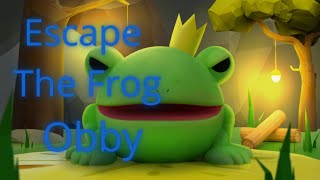 Roblox  Escape The Frog Obby full Gameplay Completa Walktrought Sem cortes [upl. by Novoj]