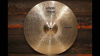 SOLD  Paiste 20quot Twenty Series Light Ride Cymbal  2094g [upl. by Thanh178]