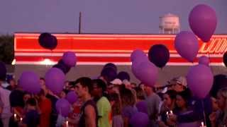 Franklin community vigil for LSUE student Mayci Breaux [upl. by Assirok92]