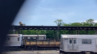 38th Street yard with R32’s and R42’s [upl. by Ree392]