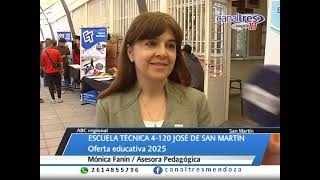 Escuela Técnica 4 120 José de San Martín  Oferta educativa 2025 [upl. by Niawat318]