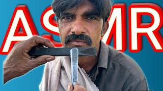 ASMR Fast Hair Cutting amp Shaving With Barber Old SHAMS ASMR [upl. by Nosduh]