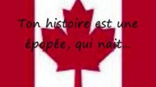 O Canada  WITH FRENCH LYRICS [upl. by Idihc211]