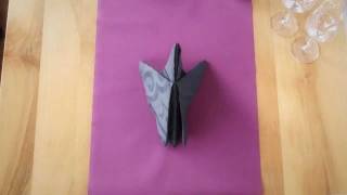 Napkin folding from Duni  Butterfly [upl. by Chrissie890]