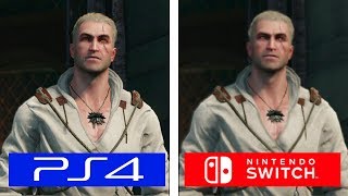 The Witcher III  PS4 vs Switch  Graphics amp FPS Comparison [upl. by Ehudd]