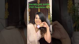 MAYBELLINE SUPER STAY 30H LUMI MATTE Foundation 🥰❤️shortvideo makeupshorts makeuptutorial [upl. by Alasdair]