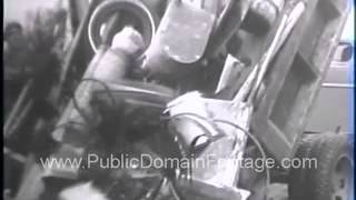 Scrap the Jap archival footage  WWII drive for scrap metal PublicDomainFootagecom [upl. by Enelez]