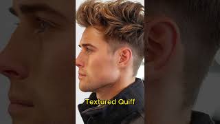 Textured Quiff Men Hairstyles shorts menshair menshairstyles oldmoneyaesthetic [upl. by Corene]