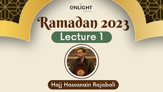 1 Ramadan Month of Grace  Hajj Hassanain Rajabali  Ramadan 2023 Night 1 [upl. by Graner593]