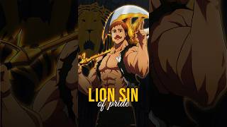 The Rise of Escanor The Unstoppable Lion Sin sevendeadlysins animeinspiration [upl. by Boylan]