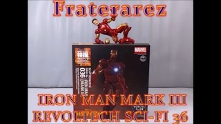 IRON MAN MARK III REVOLTECH SCIFI 36 FRATERAREZ COLEÇÕES 010 [upl. by Flor]